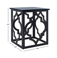 Safavieh Milo Trellis Gold Leaf End Table