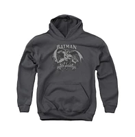 Batman Boys Youth Crusade Pull Over Hoodie / Hooded Sweatshirt