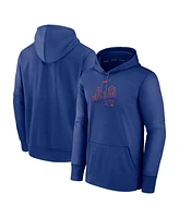 Nike Men's Royal New York Mets Authentic Collection Practice Performance Pullover Hoodie