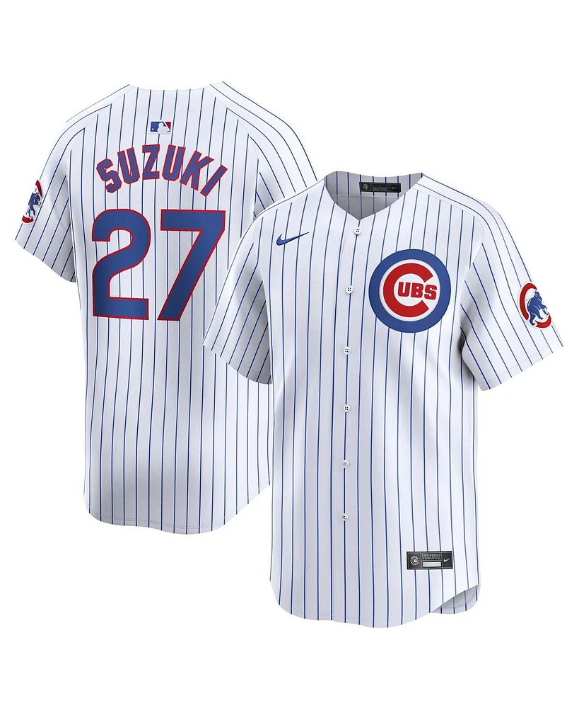 Nike Men's Seiya Suzuki White Chicago Cubs Home Limited Player Jersey