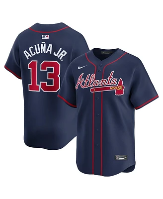 Nike Men's Ronald Acuna Jr. Navy Atlanta Braves Alternate Limited Player Jersey