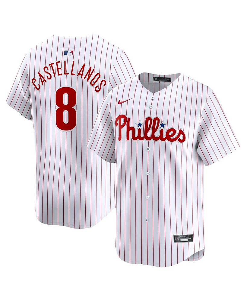 Nike Men's Nick Castellanos White Philadelphia Phillies Home Limited Player Jersey