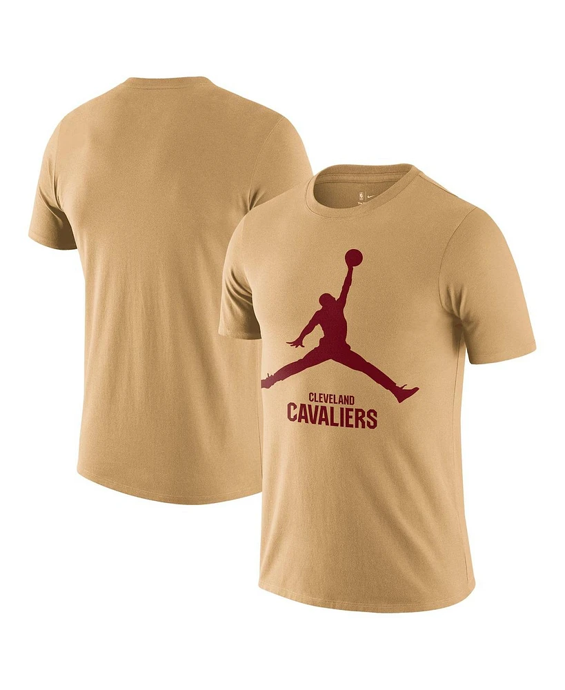 Nike Men's Gold Cleveland Cavaliers Essential Jumpman T-Shirt