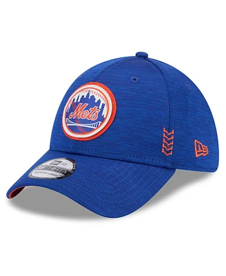 New Era Men's Royal York Mets 2024 Clubhouse 39THIRTY Flex Fit Hat