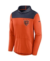 Nike Men's Orange Chicago Bears Fan Gear Pullover Hoodie