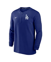 Nike Men's Royal Los Angeles Dodgers Authentic Collection Game Time Performance Quarter-Zip Top