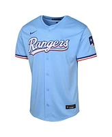 Nike Big Boys and Girls Light Blue Texas Rangers Alternate Limited Jersey