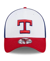 New Era Men's White Texas Rangers 2024 Batting Practice 39THIRTY Flex Hat