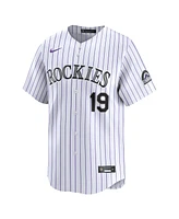 Nike Men's Charlie Blackmon White Colorado Rockies Home Limited Player Jersey