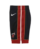 Nike Preschool Black Miami Heat Icon Replica Shorts