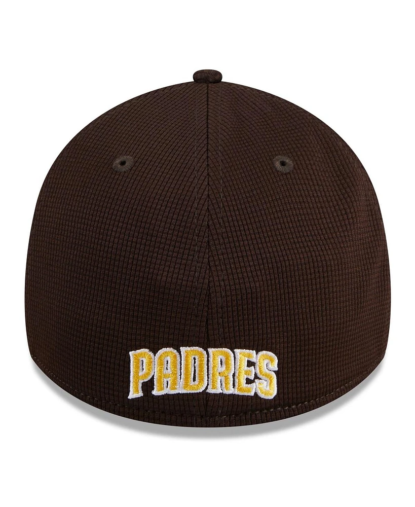 New Era Men's Brown San Diego Padres 2024 Batting Practice 39THIRTY Flex Hat