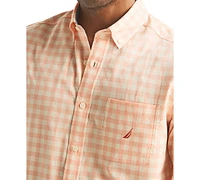 Nautica Men's Classic-Fit Stretch Button-Down Check Shirt