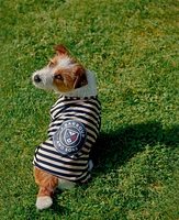 Barbour Dog Printed Logo Striped T-shirt