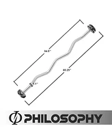 Philosophy Gym Rubber Fixed Barbell