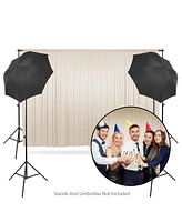 Lann's Linens Set of 2 Photography Backdrop Curtains