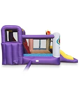 Cloud 9 Unicorn Bounce House with Blower & Two Slides