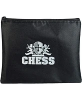 We Games Tournament Chess Set, Roll-up Board, Weighted Pieces 3.75 in. King