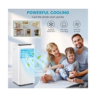 Slickblue Portable Air Conditioner with Fan Dehumidifier Sleep Mode