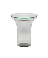 Tov Furniture 1 Pc. Glass Flared Side Table