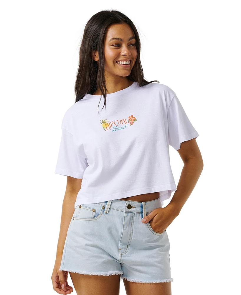 Rip Curl Juniors' Island Crop T-Shirt