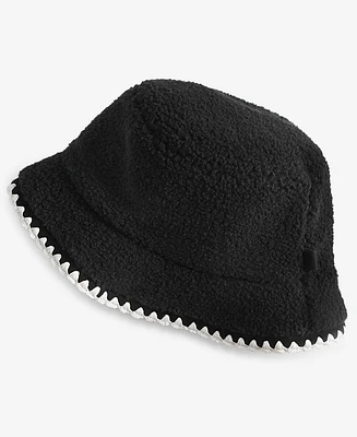 Ugg Fluff & Satin Reversible Scalloped Edge Bucket Hat