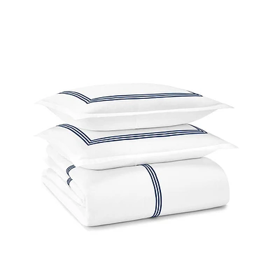 Standard Textile Home Embroidered Sateen Duvet Set, King/Cal King