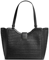 Donna Karan Valley Stream Woven Buckle Small Tote