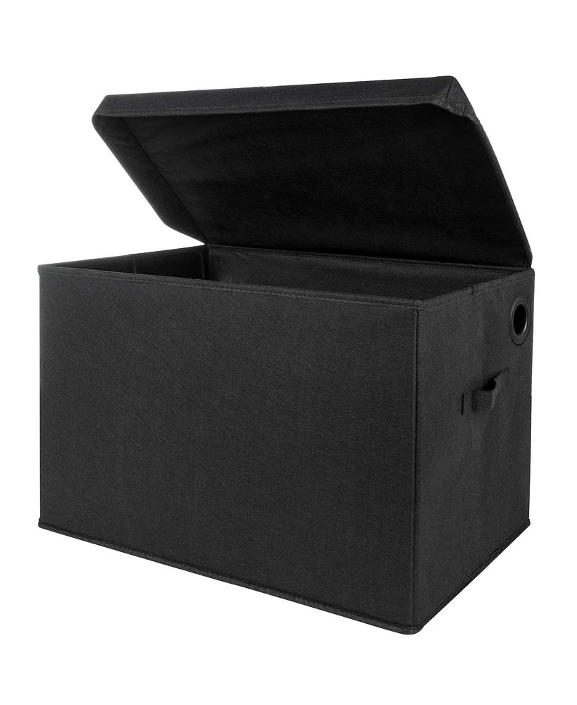 Sammy & Lou Toddler Black Felt Toy Box by