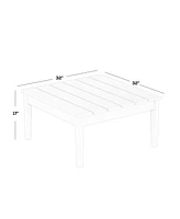 WestinTrends Outdoor Patio Modern Adirondack Coffee Table