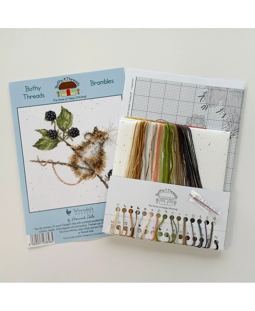 Bothy Threads Brambles XHD91 Counted Cross Stitch Kit - Assorted Pre