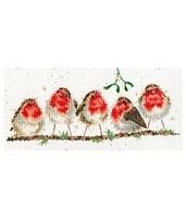 Bothy Threads Rockin' Robins XHD69 Counted Cross Stitch Kit - pre