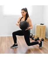 Philosophy Gym Slam Ball, 20 Lb - Weighted Fitness Medicine Ball with Easy Grip Tread