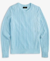 Charter Club Women's 100% Cashmere Cable-Knit Crewneck Sweater, Created for Macy's