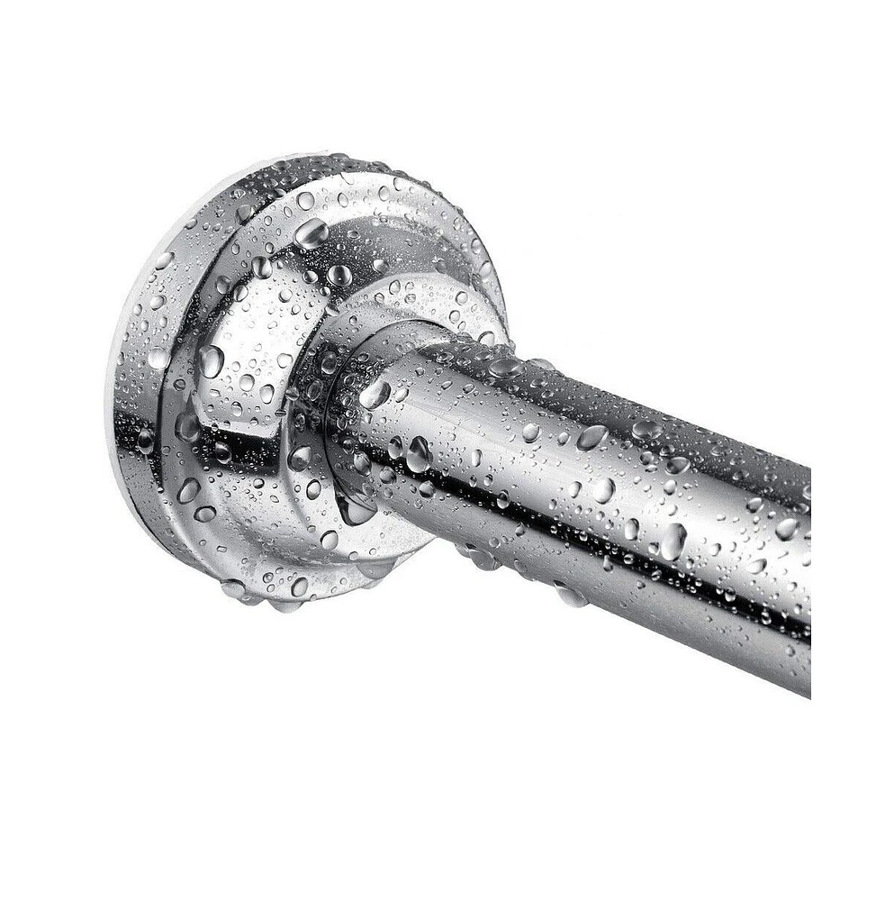 Sugift 33-55in Adjustable Stainless Steel Tension Curtain Rod - No Drilling