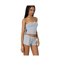 Edikted Women's Astor Striped Tube Top