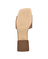 Nine West Women's Bamsy Square Toe Slip-on Dress Sandals