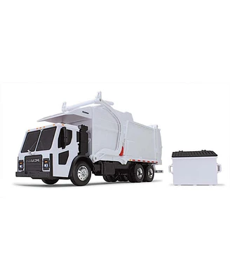 First Gear 1/25 White Mack Lr Garbage Truck w/ McNeilus Meridian Loader & Dumpster