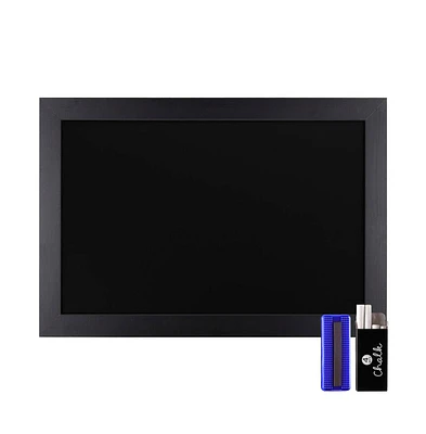 Hbcy Creations Wall Mounted Magnetic Chalkboard with Wooden Frame