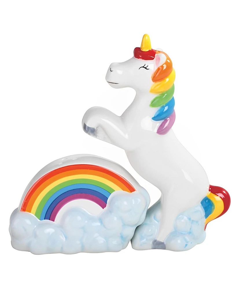 Fc Design 2-pc Set 5"H Rainbow Unicorn Salt & Pepper Shakers Home Decor Perfect Gift for House Warming, Holidays and Birthdays