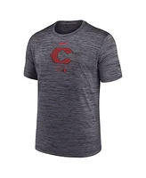Nike Men's Black Cincinnati Reds City Connect Practice Velocity Performance T-Shirt