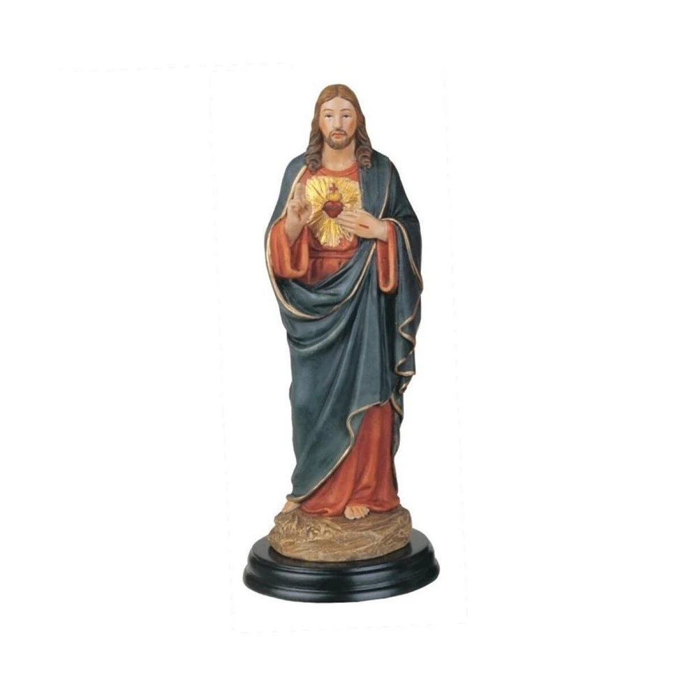 Fc Design 5"H Sacred Heart of Jesus Statue Holy Figurine Religious Decoration Home Decor Perfect Gift for House Warming, Holidays and Birthdays