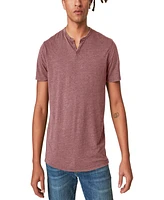 Lucky Brand Men's Venice Burnout Notch Neck Tee T-shirts