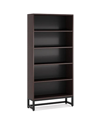 Tribesigns Tall Bookcase and Bookshelf, 70.8” Large Bookcases Organizer with 5-Tier Storage Shelves, Heavy Duty Free