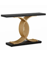 Tribesigns Gold Entryway Table, Modern 39