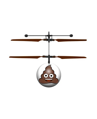 World Tech Toys Poop Emoji Ir Ufo Ball Helicopter