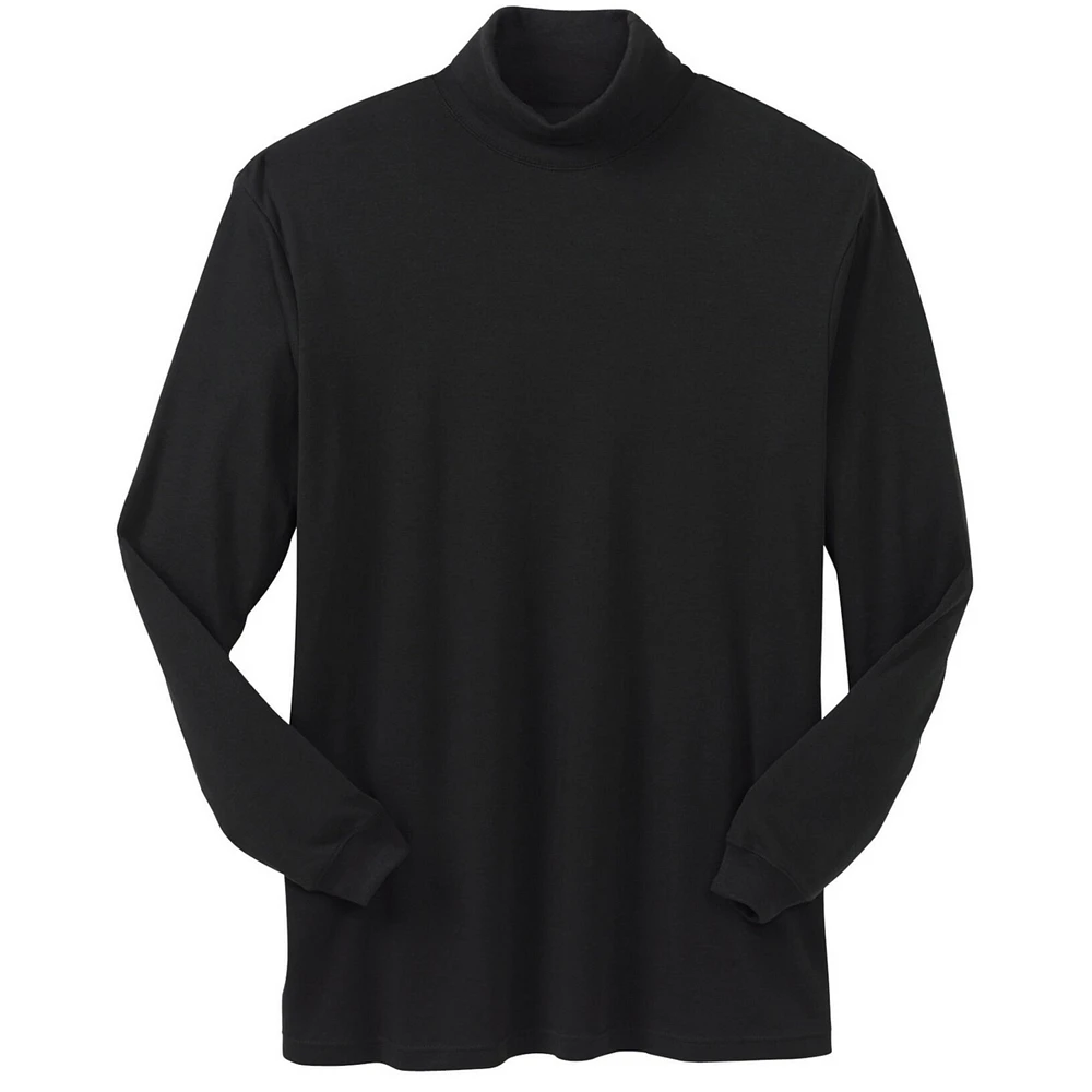 KingSize Big & Tall Turtleneck Long-Sleeve Tee