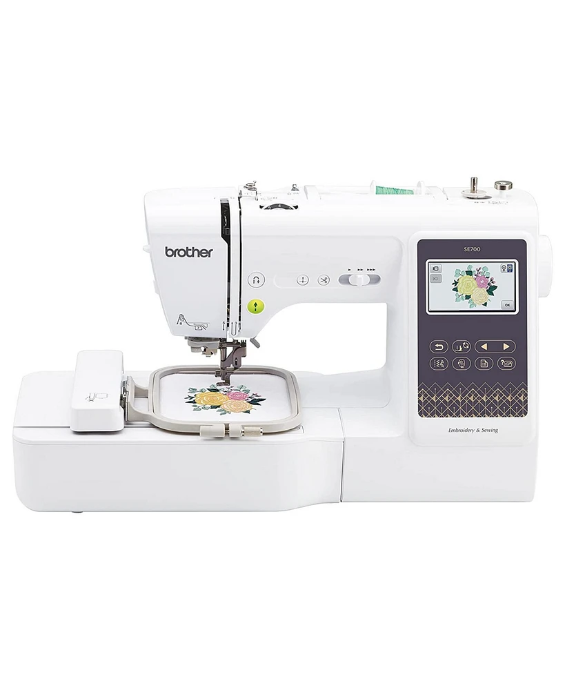 Brother SE700 4" x 4" Computerized Sewing and Embroidery Machine