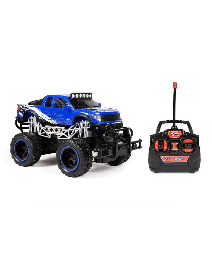 World Tech Toys 1:24 Officially Licensed Trail Attack Ford F150 Svt Raptor Electric Rc Truck