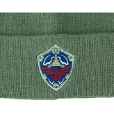 The Legend of Zelda Men's Hylian Shield Green Cuff Beanie