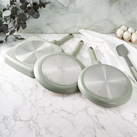 BergHOFF Balance Non-stick Ceramic Omelet pan 10", Recycled Aluminum